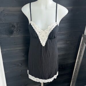 Vintage y2k Victorias Secret‎ Lace Trim Night Gown babydoll